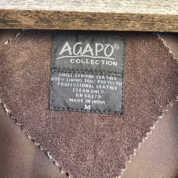 Vintage Agapo Boho southwestern chevron stripe vest - Picture 4 of 5